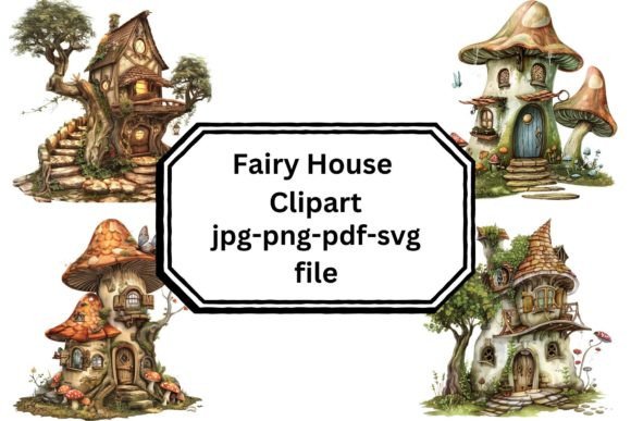 Enchanting Visuals: A Designer's Guide to Fairy House Clipart