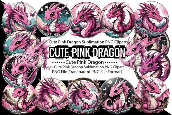 Unlocking the Magic of Cute Pink Dragon Sublimation Bundle