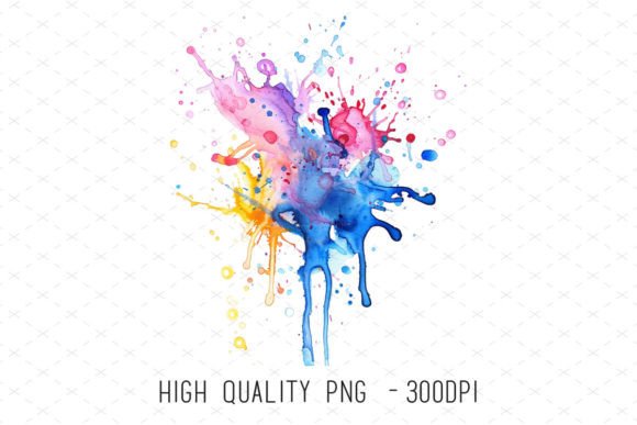 Watercolor Paint Splash Clipart Png: Instant Creative Energy